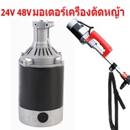 【จัดส่งจากประเทศไทย ฟรี!】มอเตอร์เครื่องตัดหญ้า DC 24V มอเตอร์ กระแสตรง แปรงถ่าน Motor DC 24V