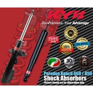 PERODUA KANCIL FRONT / REAR SHOCK ABSORBERS (KYB / EXCEL-G) 1 MONTH WARRANTY
