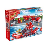 *** Place Boutique ** BanBao Building Blocks-Fire Series- [NO.8312 Water Rescue Team]