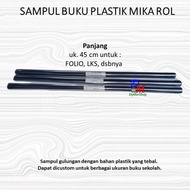 Sampul Plastik Buku Paket Gulungan Roll Meteran uk 45 - Bening Tebal Mengkilap