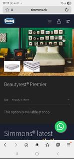 Simmons Beautyrest Premier King Mattress
