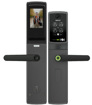 LOCKLY - PGD898D 全高清攝影機和顯示器門鈴 電子門鎖 (帶雙向音訊) (太空灰) (額外送專用鋰電池1粒) (PGD898D-SG)