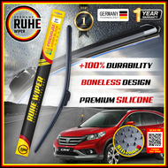 Ruhe Wiper Honda CRV 2013 - New Present Original High Quality Soft Silicone Car Wiper Silicon Kereta