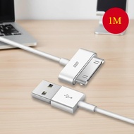 USB charging cable for iPhone 4 4s 3G 3GS iPad 1 2 3 iPod Nano Touch with adapter