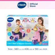VTech 2-IN-1 RIDE & BALANCE SCOOTER (Pink) Ride On Motorbike Scooter Toys Kids 1-3 Years