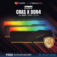 KLEVV CRAS X RGB | 16GB(2x8GB) DDR4 | 3200MHz CL16 Gaming Memory (KLVC-KD48GU880-32A160X)