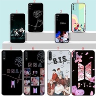 Samsung A12 A22 A32 A52 4G A32 A42 A52 5G F6 Bts Army Dna soft black phone case