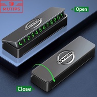 Nissan Car Parking Phone Number Plate Box Hidden Luminous Holder For Serena Grand Livina Navara Tean