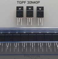 Transistor IGBT TGPF 30N40 30N40P TGPF30N40P original 400V 300A TO-220F . cocok utk Plasma PDP TV . hight speed switching