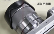 Sony a6000 A6300 A5100 NEX7 Micro single 55-210mm telephoto lens hood lens cover （Ready Stock）