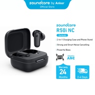 Anker R50i NC True Wireless Bluetooth Earbuds A3959 | 2-in-1 Design | Powerful Bass | Noise Cancelli