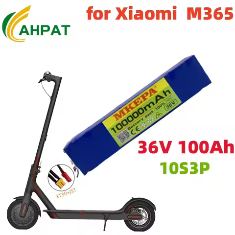100% 36V 100Ah Scooter Battery Pack for Xiaomi Mijia M365 36V 100000mAh Battery pack Electric Scoote