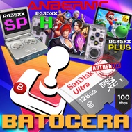 BATOCERA OS for Anbernic RG35XX PLUS & RG35XX PLUS H & RG35XX SP with Micro SD Sandisk Only