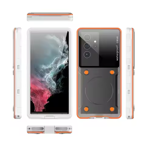 Luxury Waterproof Phone Case for Samsung Galaxy Note 8 9 10 20 Ultra Xcover 7 4s 5 6 Pro 360 Full Co