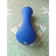 3kg bone-shaped rubber dumbbells for women