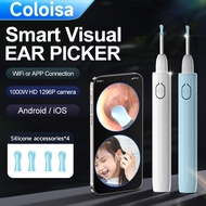 Coloisa Intelligent visualization HD Ear Scoop Ear Cleaner Tool Earwax Removal Cleaner Camera with 6