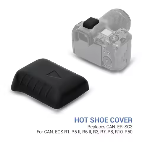 ABKI-Canon Shoe Cover ER-SC3 Camera Shoe Cover For Canon EOS R8 R50 R10 R6 Mark II R5 Mark II R7 R3 