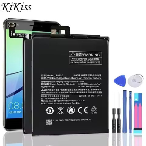 Battery BM32 BM3E BN36 BM3K BN47 BP40 BP41 For Xiaomi Mi Max Mix 1 2 3 A2 A3 4 5 5C 5S 5X 6 6X 7 8 9