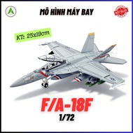 F/A-18F Fighter Plane Model Toy (COLOR 2) Assembled Decor Display