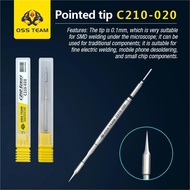 OSS C115 C210 C245 Super Fine Series Soldering Iron Tips for T90B T80 HS02 Soldering Iron T210 T245