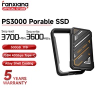 Fanxiang PS3000 Portable External SSD USB 4.0 Type-C For PC Desktop Laptop (40GBPS/Read 3700MB/s)