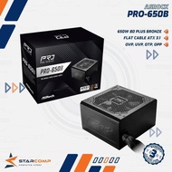 PSU ASRock PRO-650B 650W 80+ Bronze Power Supply