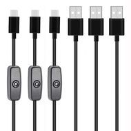 Type-C USB Cable for Raspberry Pi 4 B with ON/OFF Power Switch, Replacement for Raspberry Pi 4 B Pow