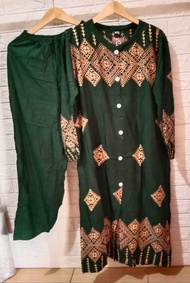 stelan CP tunik runa batik/ one set tunik by runa batik pekalongan