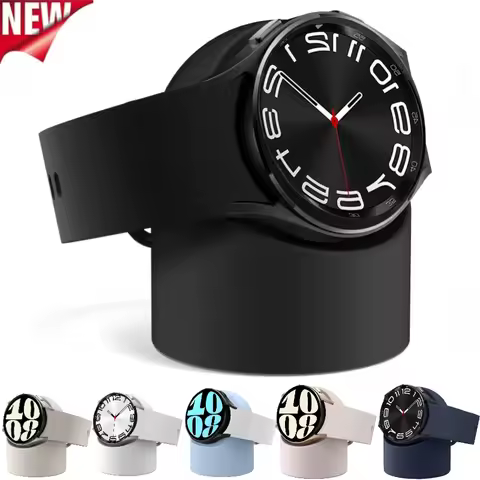Compatible with Samsung Galaxy Watch 5 Pro Charger Stand 40mm 44mm 45mm Galaxy Watch 3 4 Charger sil