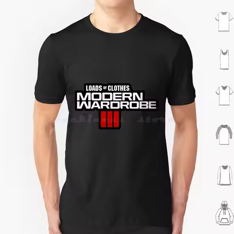 Modern Wardrobe 3 T Shirt Men Women Kids 6xl Mw3 Modern Warfare 3 Wardrobe Gamer Bedroom Teen Zombie