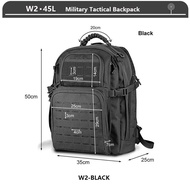 [New Product] Tactical Backpack 3 Day Assault Pack Molle Bag 38/45L Large Outdoor Waterproof Hiking 