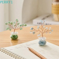 PERRY1 Vase Crystal Tree, Natural Crystal Crystal Wishing Tree, Small Potted Ornament Handicrafts Mini Tree Crystal Tree Model Car