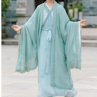 校园儿童魏晋风清平调汉服女童班服亲子大袖衫直裾演出装Chinese Traditional Hanfu Child Clothing Kids Boy Performance Costume Girl