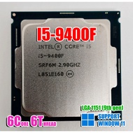 Used Intel® Core™ i5-9400F CPU Processor / LGA1151 / 9TH GEN / 6 Core 6 Thread / 4.10 GHz / Support 