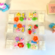 3D Cute Cartoon Resin Sticker For Glass Decoration Mobile Phone Diy