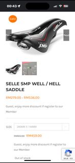 Selle SMP 義大利輕量自行車座墊/HELL系列-黑