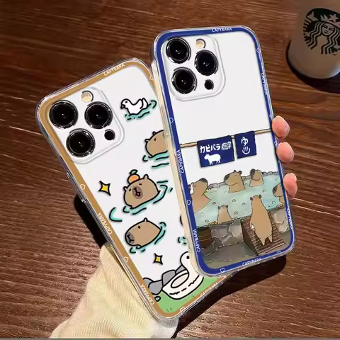 capybara cute Soft Case for LG K71 K8 Plus K9 Lite Q510 K92 Q92 Stylo 6 7 V40 V50 V60 Velvet G9 X4 Q