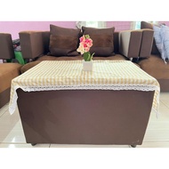 Checkered Lace Table Cloth 1 Cm, Uk 60x80 Cm, Uk. 50x100 Cm, Uk. 100x150 Cm, 200x150 Cm