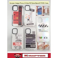 iPhone XS MAX/ XR/ 8PLUS /7PLUS /6 /7 /8 /SE BUMPER PHONE CASE