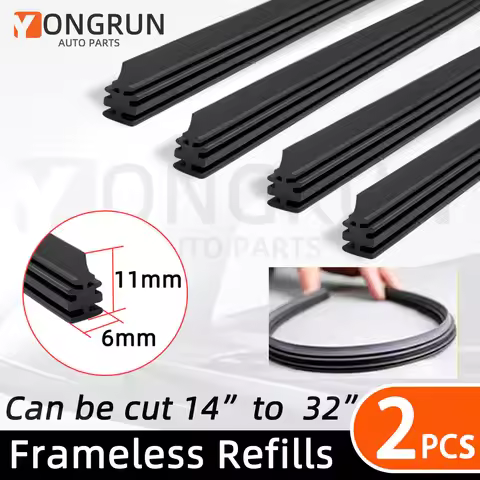 Car Wiper Rubber Strip14 "15" 16 "17" 18 "19" 20 "21" 22 "24" 26 "28" 30 "32" Inch Can Cut Wiper Bla