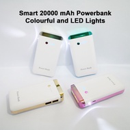 Colourful LED Changing LED 20000 mAh Powerbank