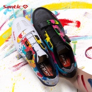 Santic Sendike Lock Shoes Road Bike Riding Shoes 20 New Bike Shoes Bike Shoes Picasso for Men and Women