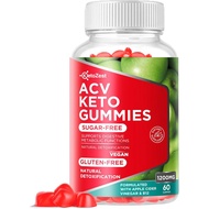 Keto Acv Gummies Supplement - Apple Cider Vinegar Gummies for Women Men - Sugar & Gluten Free