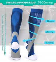 Compression Socks Football Socks Running Outdoor Sports Crossfit Flight Travel Nurses Men WomenCompr