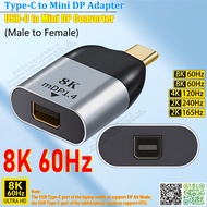 Multiple USB-C Display(M to F)Adapter ConvertersUSB C to HDMI 4K 60Hz & Mini DP/DisPlayPort 8K 60Hz 