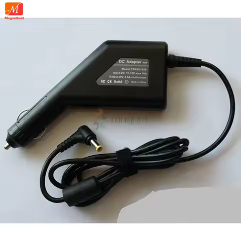 20V 4.5A 90W Car charger For Laptop For Lenovo B470 B560 B570 G460A G470 G480 5525 Z360 Z370 Z460 Z4