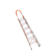 S/🏅Able one DStainless Steel Ladder Portable Aluminium Alloy Herringbone Ladder Folding stair DType2.5Rice/7Step HRVV