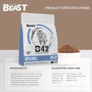 BEAST B42 Super-Natural Premium Cat Dry Food Kibbles 1.5kg