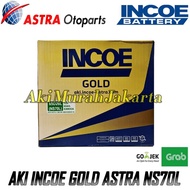 Aki Mobil Prado Incoe Gold Ns70L / 65D26L Aki Ba 12V / 65Ah