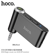Hoco E58 IN-Car Aux Wireless Car Bluetooth Receiver ตัวรับสัญญาณบลูทูธ บลูทูธติดรถยนต์ สำหรับ รถที่ไม่มีระบบบลูทูธ